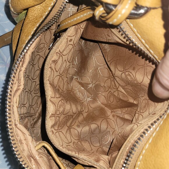 VERY NICE VINTAGE FLORAL PRINT FOSSIL PURSE - Picture 8 of 8